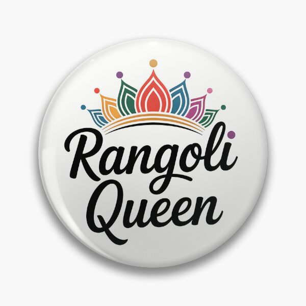 Item preview, Rangoli Queen – Colorful Diwali Festival Design designed and sold by Jollys-ArtShop.