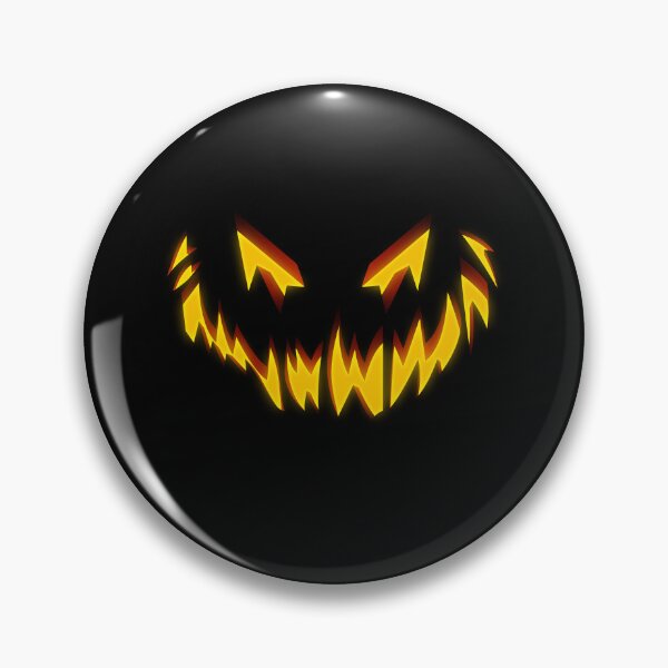 Item preview,  Halloween Scary Monster Face Sharp Angry Eyes Evil Laugh Creepy Jack-O’-Lantern Illustration designed and sold by MONTRIS.