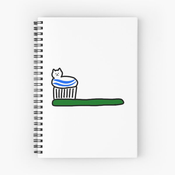 Item preview, a Cat toothpaste on the tooth brush designed and sold by superbaechoo.