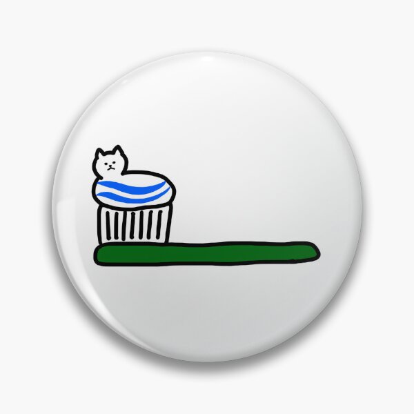 Item preview, a Cat toothpaste on the tooth brush designed and sold by superbaechoo.