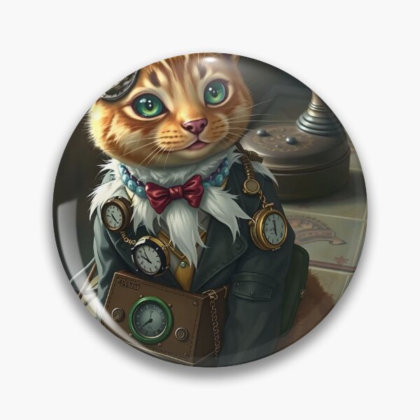 Item preview, The Chrono-Cat Tinkerer designed and sold by Adam Mak.