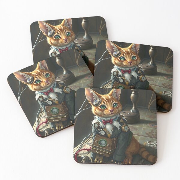 Item preview, The Chrono-Cat Tinkerer designed and sold by Adam Mak.