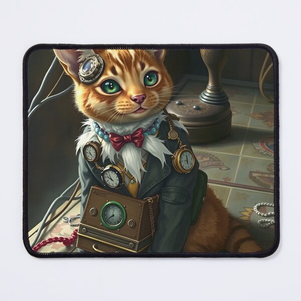 Item preview, The Chrono-Cat Tinkerer designed and sold by Adam Mak.