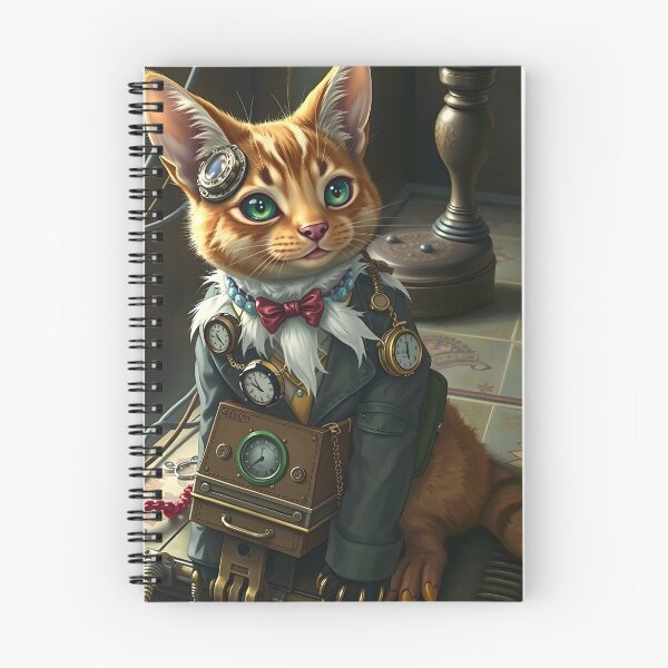 Item preview, The Chrono-Cat Tinkerer designed and sold by Adam Mak.