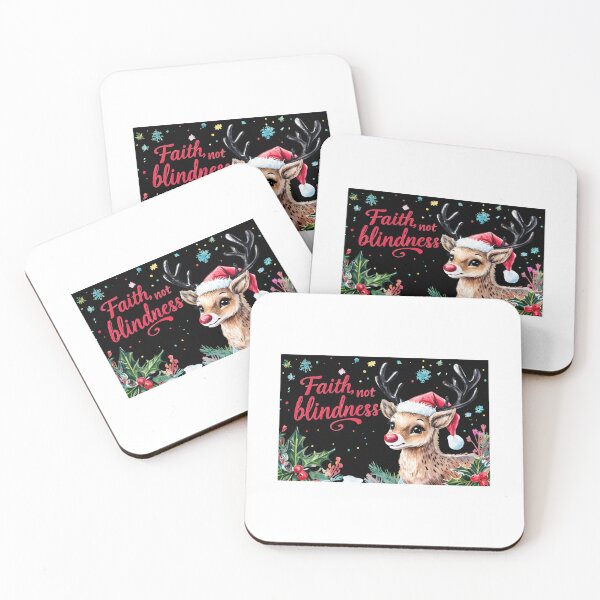 Item preview, Faith, Not Blindness – New Year Christmas Tree Quote designed and sold by GoxyVision.