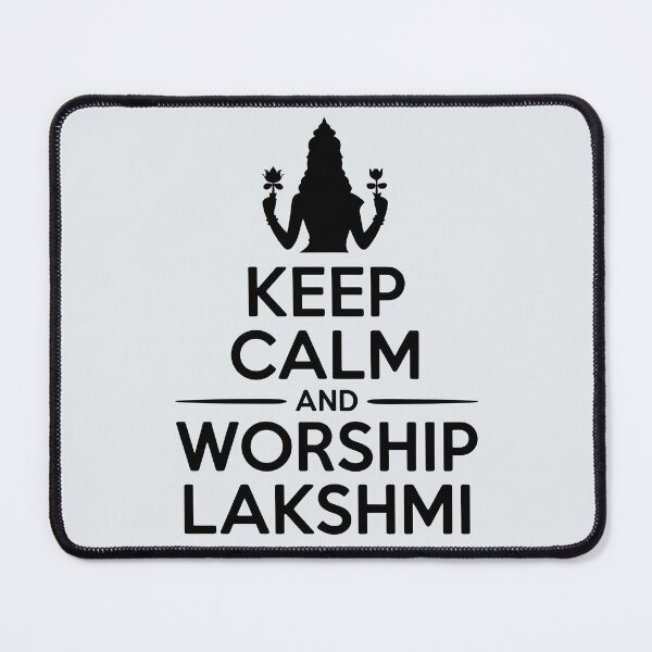 Item preview, Keep Calm and Worship Lakshmi – Divine Diwali Festival Design designed and sold by Jollys-ArtShop.