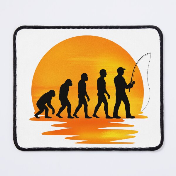 Item preview, Fishing Evolution Silhouette T-Shirt – Minimalist Retro Design designed and sold by SVALANART.