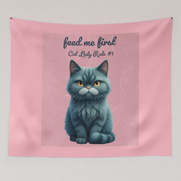 Item preview, Feed Me First Cat Lady Rule designed and sold by OldDogNewDawn.