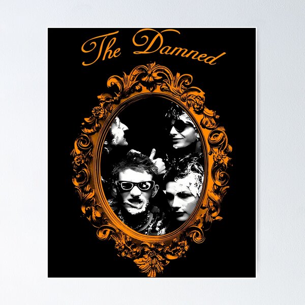 Item preview, T.he D.amned Inspired Classic Gothic Punk Rock Graphic Artwork designed and sold by JenkinsFabian.