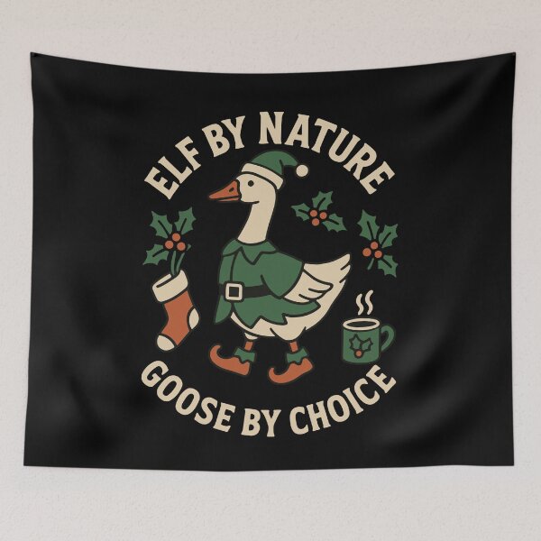 Item preview, Christmas Elf By Nature Goose Choice designed and sold by LuminOrb.