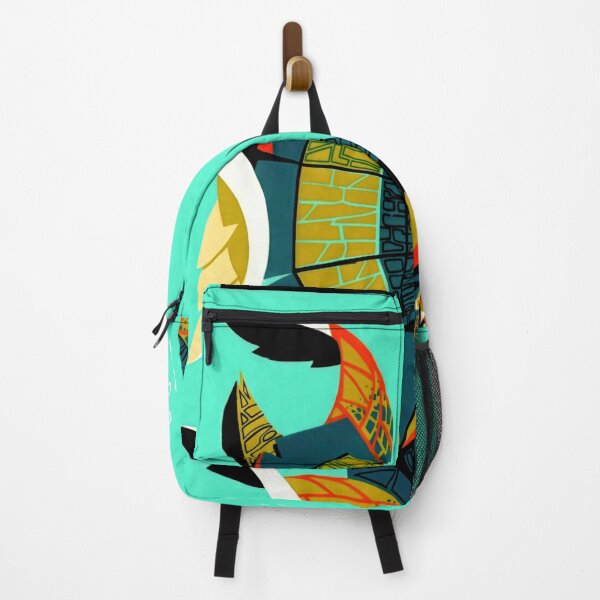 Item preview, Vibrant Sea Turtle Poster | Geometric Pacific Islands Art | Retro Travel Decor & Mid-Century Modern Wall Art | Ocean Adventure designed and sold by artofuniverse.