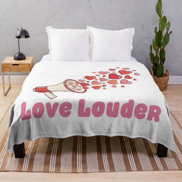 Item preview, Love Louder Megaphone Heart designed and sold by House of Angel Jams.
