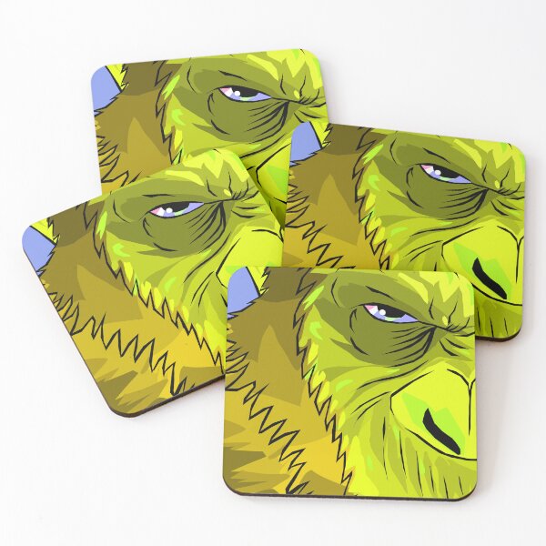 Item preview, Angry Neon Gorilla Digital Art designed and sold by ekraart.