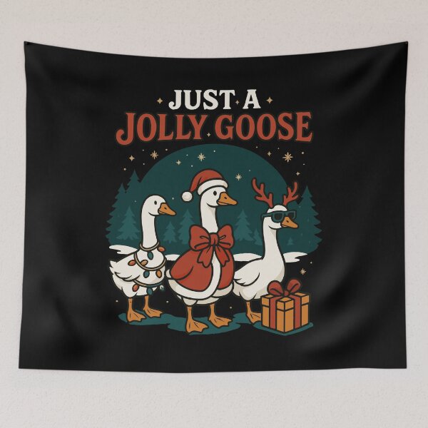 Item preview, Christmas Family Just A Jolly Goose designed and sold by LuminOrb.