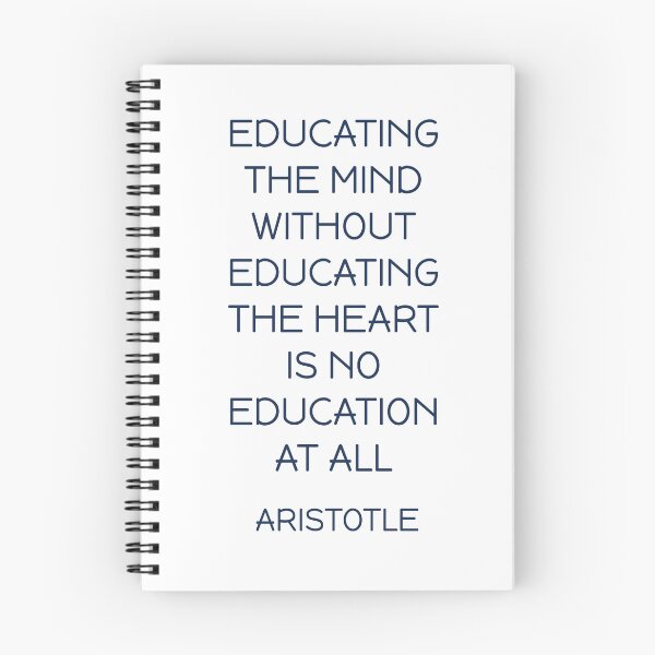 Item preview, Educar la mente sin educar el corazón no es educación en absoluto - Cita de Aristóteles sobre la filosofía griega designed and sold by Inspirationmotivation.