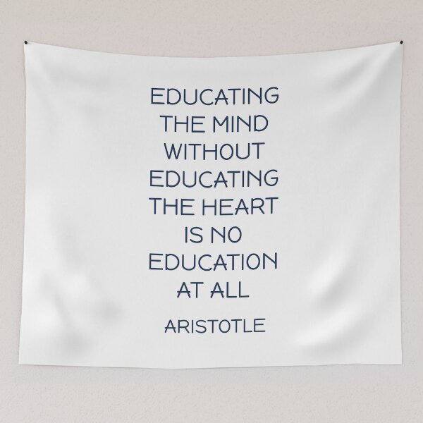 Item preview, Educating the mind without educating the heart is no education at all - Aristotle Greek Philosophy Quote designed and sold by Inspirationmotivation.