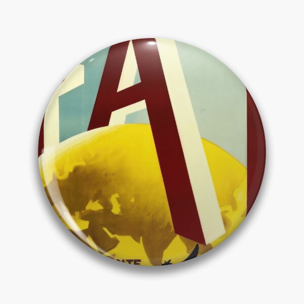Item preview, Vintage Airline Poster | Compagnie de Transports Aériens Intercontinentaux | Mid-Century Travel Art & TAI Design designed and sold by artofuniverse.