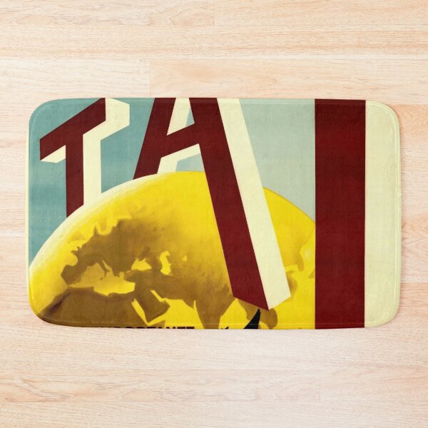 Item preview, Vintage Airline Poster | Compagnie de Transports Aériens Intercontinentaux | Mid-Century Travel Art & TAI Design designed and sold by artofuniverse.