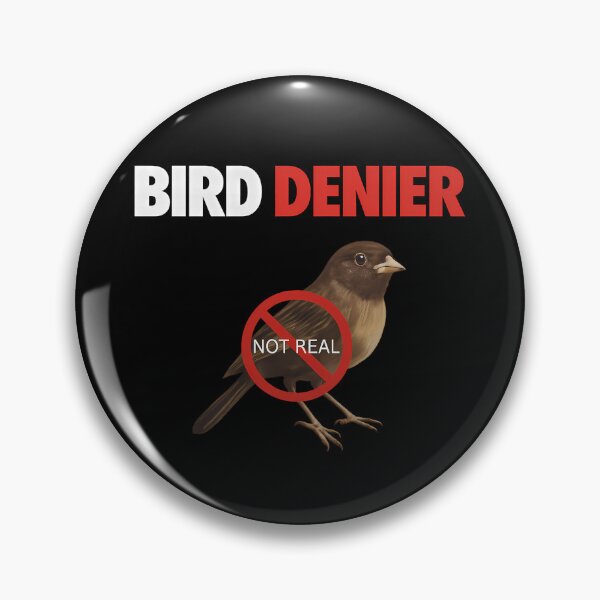 Item preview, Bird Denier T-Shirt – Funny “Birds Aren’t Real” Meme Shirt for Conspiracy Humor Fans designed and sold by Alluka Brand.