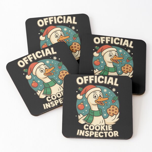 Item preview, Goose Christmas Funny Santa Official Cookie designed and sold by LuminOrb.