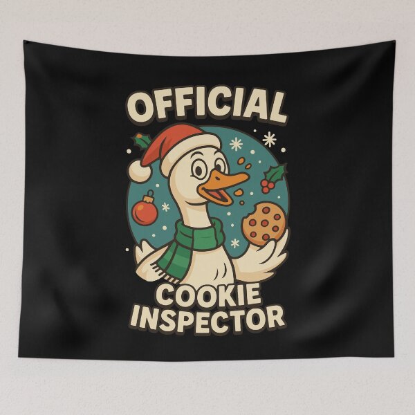 Item preview, Goose Christmas Funny Santa Official Cookie designed and sold by LuminOrb.