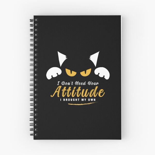 Item preview, Funny Cat Attitude Quote – “I Don’t Need Your Attitude, I Brought My Own” | Sarcastic Cat Eyes Design designed and sold by VeragyaFashion.