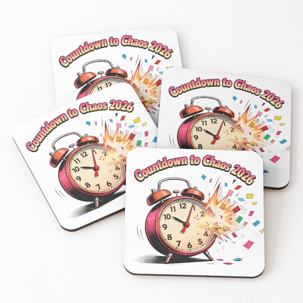 Item preview, Countdown to Chaos 2026 – Funny New Year Typography Design designed and sold by Ammar Studio.