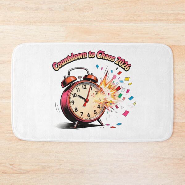 Item preview, Countdown to Chaos 2026 – Funny New Year Typography Design designed and sold by Ammar Studio.