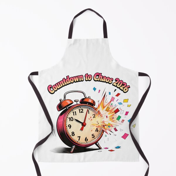 Item preview, Countdown to Chaos 2026 – Funny New Year Typography Design designed and sold by Ammar Studio.