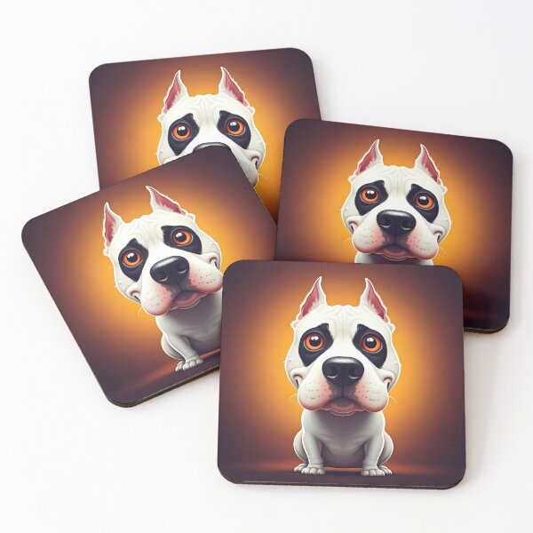Item preview, Playful Dogo Argentino – Bold Caricature Art Print designed and sold by PawPrintedArt.