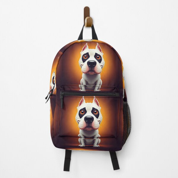 Item preview, Playful Dogo Argentino – Bold Caricature Art Print designed and sold by PawPrintedArt.