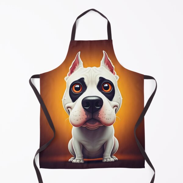 Item preview, Playful Dogo Argentino – Bold Caricature Art Print designed and sold by PawPrintedArt.