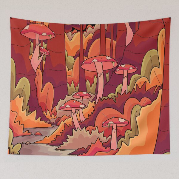 Item preview, Mushroom river designed and sold by Swadeillustrations.