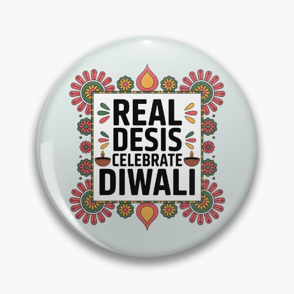 Item preview, Real Desis Celebrate Diwali – Traditional Festival Design designed and sold by Jollys-ArtShop.