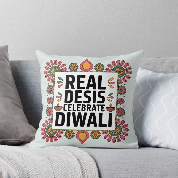Item preview, Real Desis Celebrate Diwali – Traditional Festival Design designed and sold by Jollys-ArtShop.