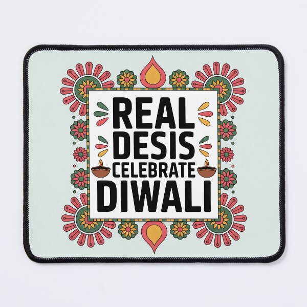 Item preview, Real Desis Celebrate Diwali – Traditional Festival Design designed and sold by Jollys-ArtShop.
