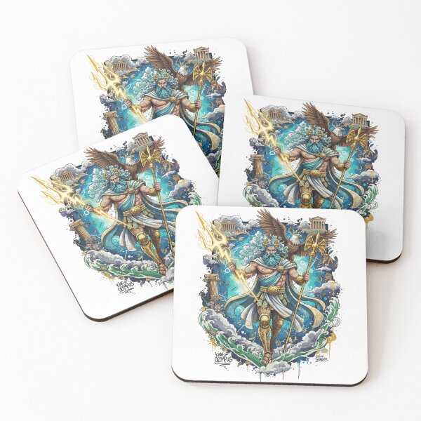 Item preview, Zeus, god of thunder designed and sold by madkeenoff.