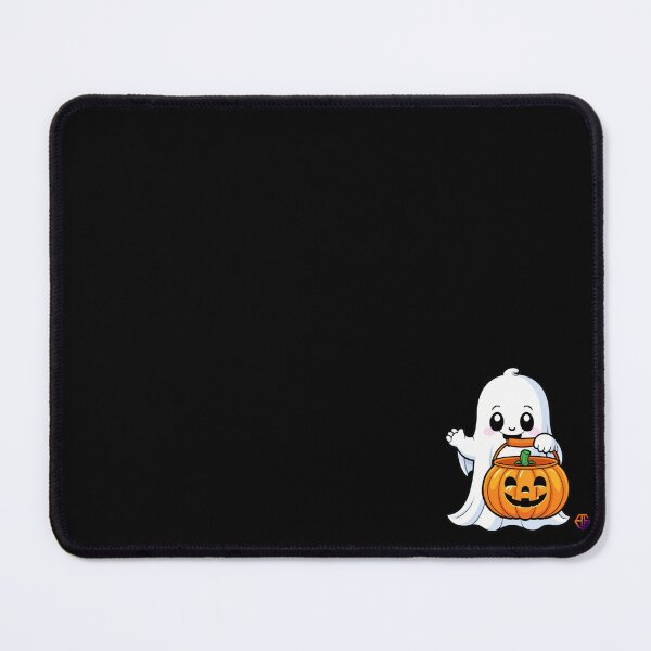 Item preview, Little cute ghost with pumpkin – Halloween decoration designed and sold by AC - Creative Studio.