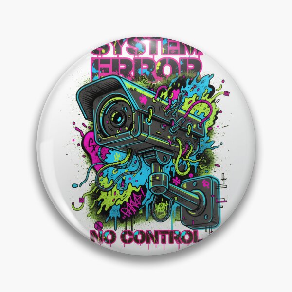 Item preview, System Error: No Control Surveillance designed and sold by SketchNStyle.