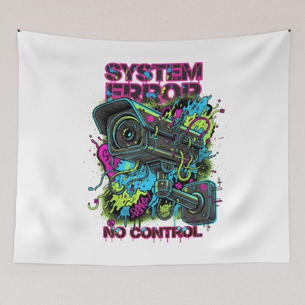 Item preview, System Error: No Control Surveillance designed and sold by SketchNStyle.
