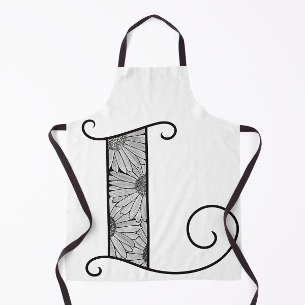 Item preview, Sunflower inspired letter L designed and sold by SSN-ART.