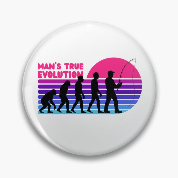 Item preview, True Man’s Evolution – Funny Fisherman T-Shirt | Classic Edition designed and sold by SVALANART.