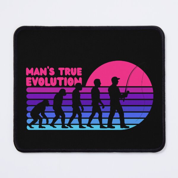 Item preview, True Man’s Evolution – Funny Fisherman T-Shirt | Classic Edition designed and sold by SVALANART.