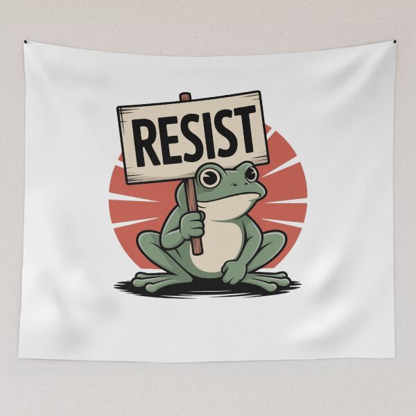 Item preview, Resist frog designed and sold by Mateusz Majcherek.