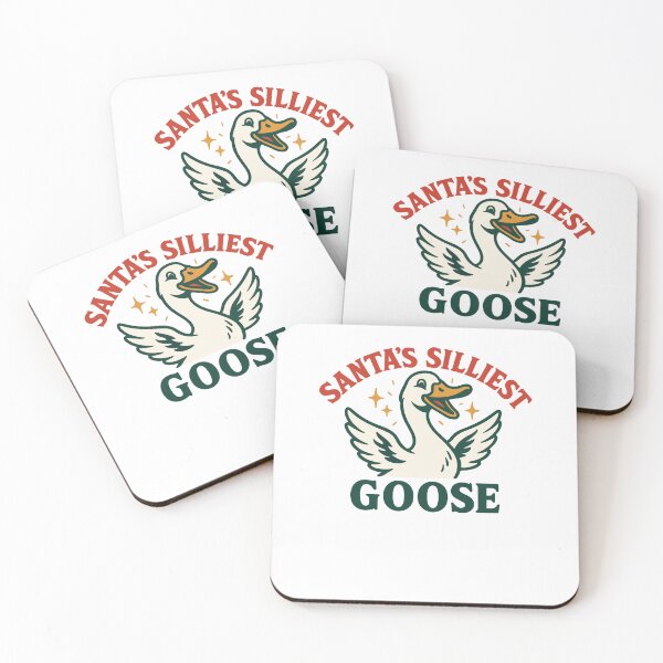 Item preview, Santa's Silliest Goose Christmas Funny designed and sold by LuminOrb.