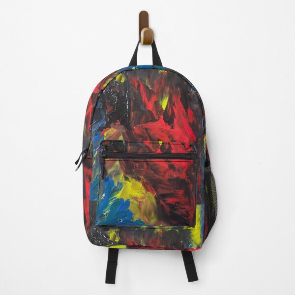 Item preview, Rolling with the punches – Raw Abstract Expressionist Art in Red & Black designed and sold by PaintThatSheep Art Shop.