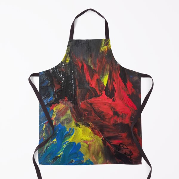 Item preview, Rolling with the punches – Raw Abstract Expressionist Art in Red & Black designed and sold by PaintThatSheep Art Shop.