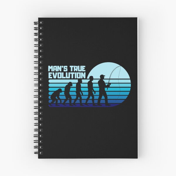 Item preview, True Man’s Evolution – Outdoor Fisherman Edition | Funny Fishing Shirt designed and sold by SVALANART.