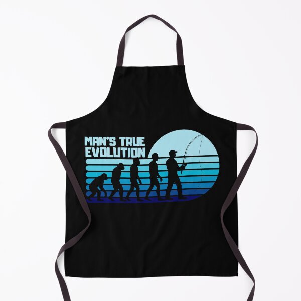 Item preview, True Man’s Evolution – Outdoor Fisherman Edition | Funny Fishing Shirt designed and sold by SVALANART.