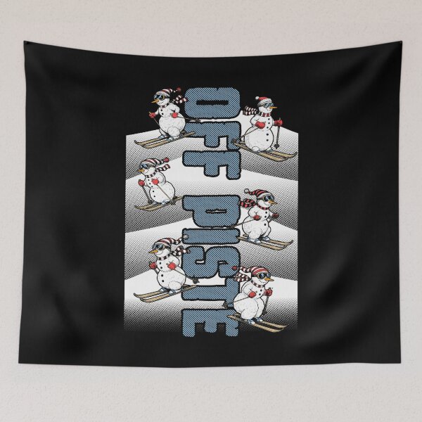 Item preview, Skiing Skier Funny Ski Snowman Off Piste Downhill Skiers designed and sold by GrandeDuc.